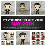 Custom Brandon Flowers Inspired Pop with Full Reused Box; Your choice of Any Outfit and Hairstyle, mic in hand included. Now Taking Pre-Orders for May 20th