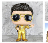 Custom Brandon Flowers Inspired Pop with Full Reused Box; Your choice of Any Outfit and Hairstyle, mic in hand included. *Please Read Description*