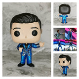 Custom Brandon Flowers Inspired Pop with Full Reused Box; Your choice of Any Outfit and Hairstyle, mic in hand included. *Please Read Description*