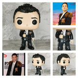 Custom Brandon Flowers Inspired Pop with Full Reused Box; Your choice of Any Outfit and Hairstyle, mic in hand included. *Please Read Description*