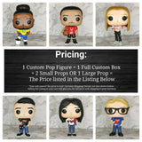 Custom Funko Pop with Full Handmade Reused Custom Box *Please Read Photo Slideshow & Item Description for Ordering Info*