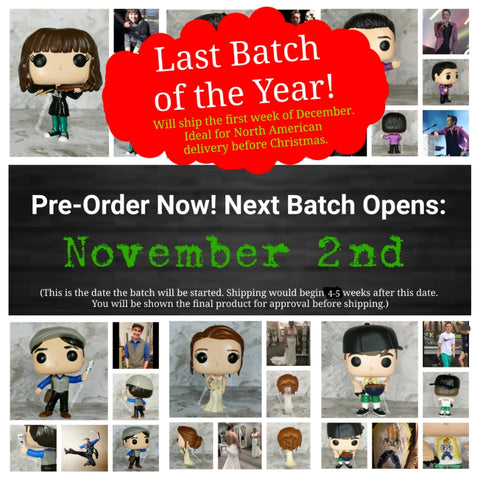 Custom Funko Pop with Full Handmade Reused Custom Box *Please Read Photo Slideshow & Item Description for Ordering Info* Now Taking Pre-Orders for Nov 2nd, Last Batch of the Year!