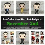 Custom Brandon Flowers Inspired Pop with Full Reused Box; Your choice of Any Outfit and Hairstyle, mic in hand included. Now Taking Pre-Orders for Nov 2nd, Last Batch of the Year!