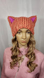 Handmade Cat Hat in Ginger