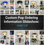 Custom Funko Pop; Front of Box Decorated Only/Reused/Redecorated Box *Please Read Photo Slideshow & Item Description for Ordering Info* Now Taking Pre-Orders for Nov 2nd, Last Batch of the Year!